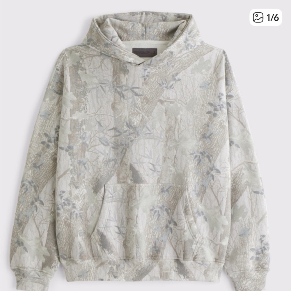 Abercrombie & Fitch Men's Camouflage Hoodie